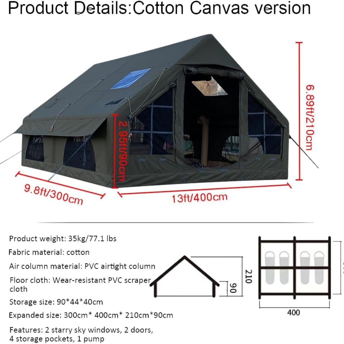 Inflatable Outdoor Tent